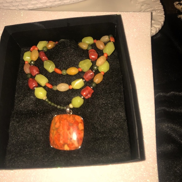 Studio Barse Jewelry - BARSE multi stones necklace.